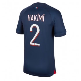 Paris Saint-Germain Achraf Hakimi #2 Hemmakläder 2023-24 Kortärmad